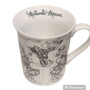 Disney Sketchbook 2008 Minnie Mouse Coffee Mug